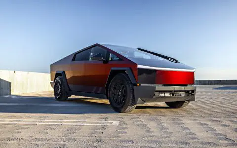 Obsidian Red Cybertruck - Full vehicle PURE Colored PPF