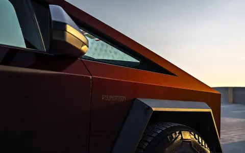 Obsidian Red Cybertruck - Full vehicle PURE Colored PPF