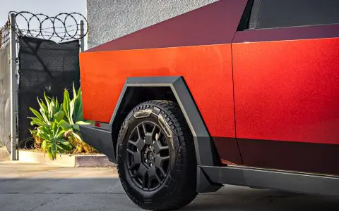 Obsidian Red Cybertruck - Full vehicle PURE Colored PPF