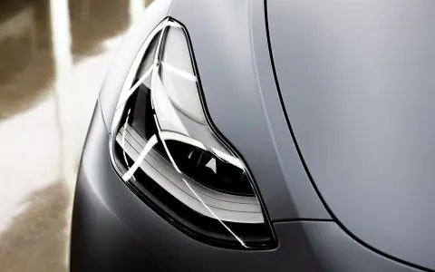Magnetic Black Model Y - Color-change wrap, Window tint and Emblem blackout
