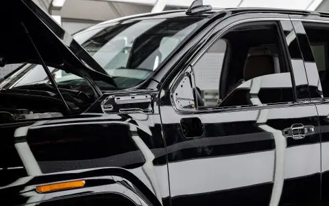 GMC Sierra HD 2500 Denali Ultimate - PPF, ceramic coating, window trim dechrome