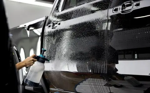 GMC Sierra HD 2500 Denali Ultimate - PPF, ceramic coating, window trim dechrome
