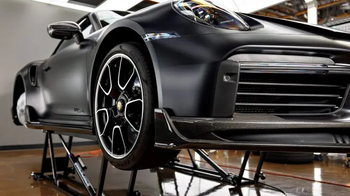 Stealth 992 Porsche 911 Turbo S Cabriolet - PPF, ceramic coating, Window tinting
