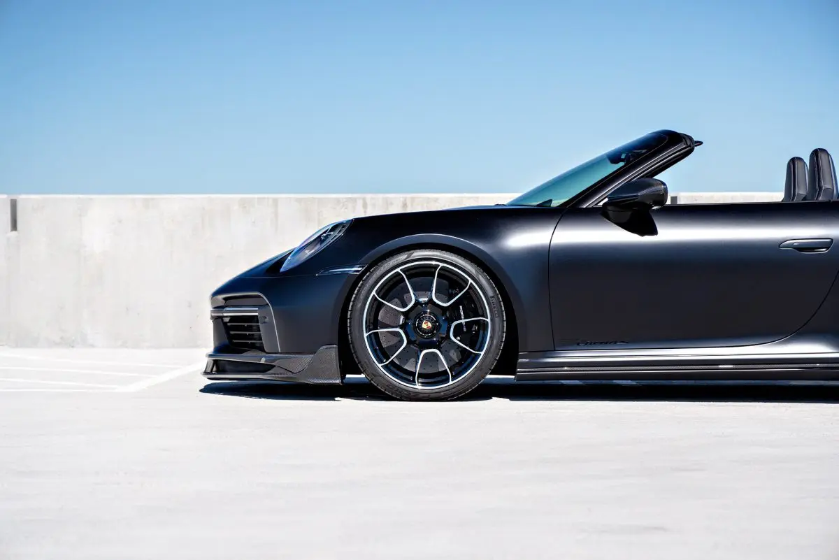 Stealth 992 Porsche 911 Turbo S Cabriolet - PPF, ceramic coating, Window tinting