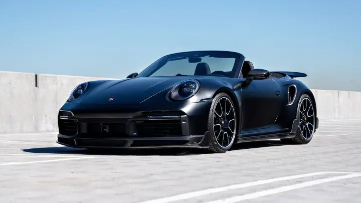 Stealth 992 Porsche 911 Turbo S Cabriolet - PPF, ceramic coating, Window tinting