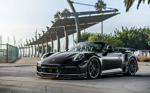 Stealth 992 Porsche 911 Turbo S Cabriolet - PPF, ceramic coating, Window tinting