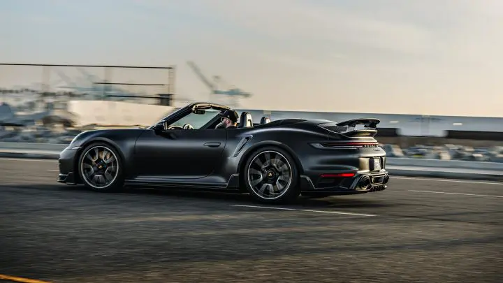 Stealth 992 Porsche 911 Turbo S Cabriolet - PPF, ceramic coating, Window tinting