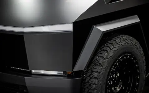 Matte Black Cybertruck - PURE Frozen Black Colored PPF and matte ceramic coating