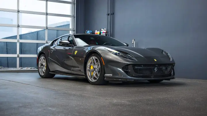 Grigio Alloy Ferrari 812 Superfast Gets Professional-Grade Ceramic Coating