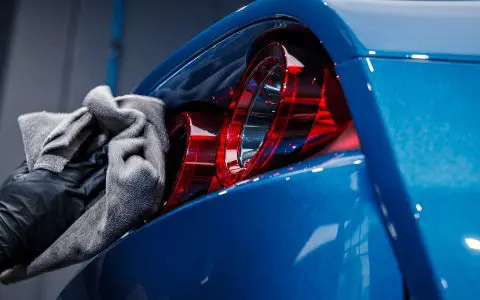 Blue Ferrari 812 Superfast - Full carbon fiber engine bay trim upgrades and Ceramic Coating