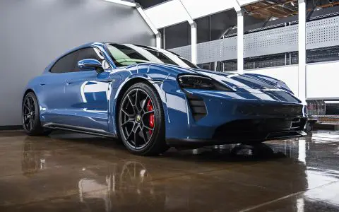 Porsche Taycan GTS Sport Turismo - Multi-stage paint correction, PPF and Ceramic Coating