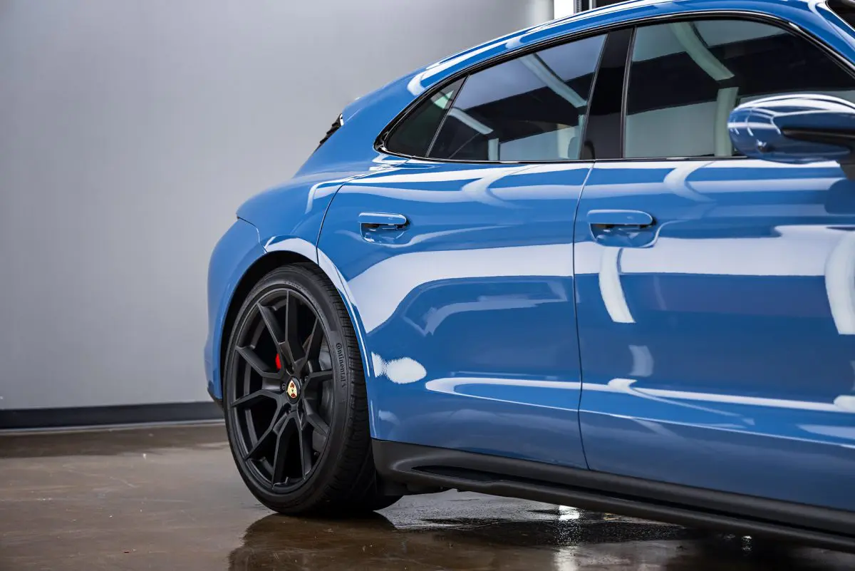 Porsche Taycan GTS Sport Turismo - Multi-stage paint correction, PPF and Ceramic Coating