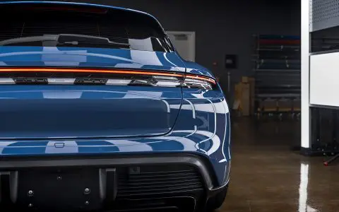 Porsche Taycan GTS Sport Turismo - Multi-stage paint correction, PPF and Ceramic Coating