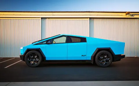 Sky Blue Cybertruck - Full vehicle FlexiShield Colored PPF