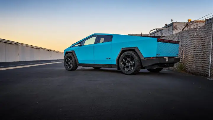 Sky Blue Cybertruck - Full vehicle FlexiShield Colored PPF