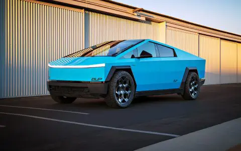 Sky Blue Cybertruck - Full vehicle FlexiShield Colored PPF