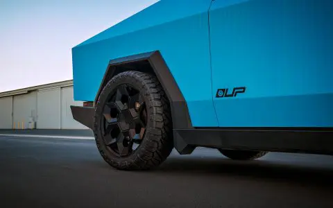Sky Blue Cybertruck - Full vehicle FlexiShield Colored PPF