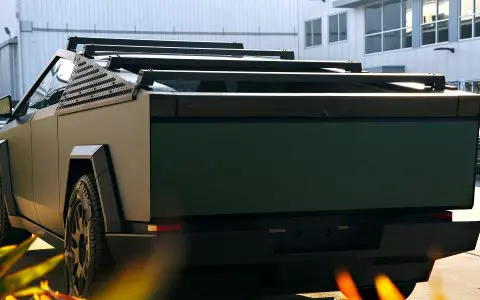 Satin Forest Green Cybertruck - PURE Colored PPF and Full vehicle matte ceramic coating