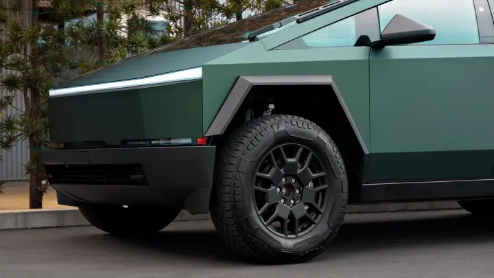 Satin Forest Green Cybertruck - PURE Colored PPF and Full vehicle matte ceramic coating