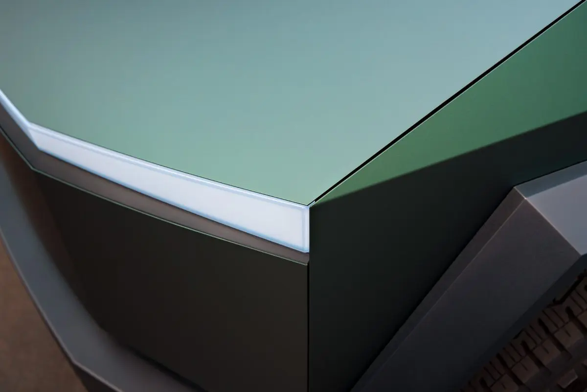 Satin Forest Green Cybertruck - PURE Colored PPF and Full vehicle matte ceramic coating