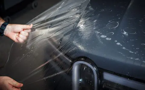 Stealth Rivian Gen2 R1S - XPEL Stealth PPF and Emblem blackout replacement
