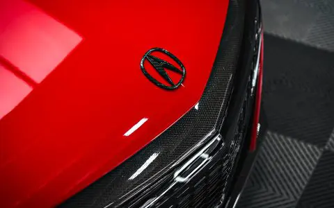 Honda NSX / Audi R8 Duo - XPEL Ultimate Plus PPF on front carbon fiber lip