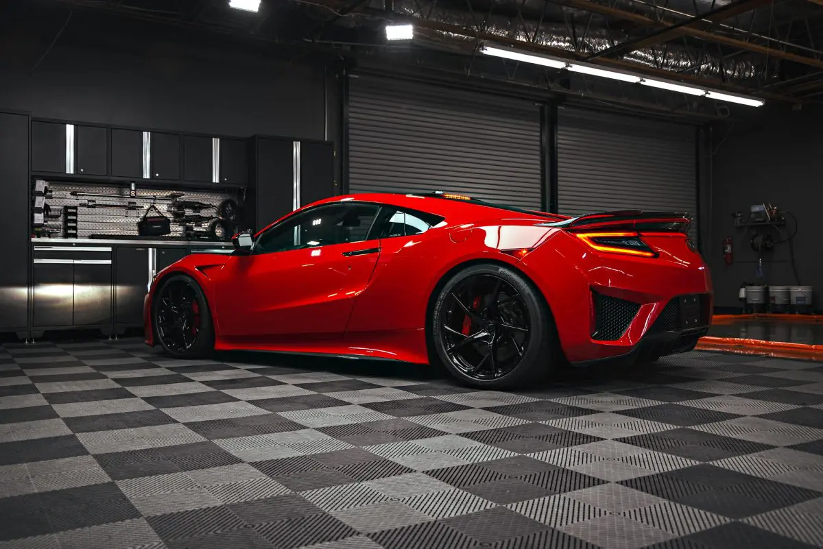 Honda NSX / Audi R8 Duo - XPEL Ultimate Plus PPF on front carbon fiber lip