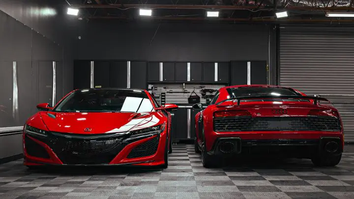 Red Hot Precision: Acura NSX and Audi R8 Protected and Enhanced