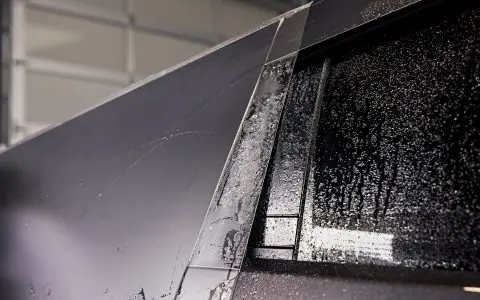 Smoked PPF Cybertruck - Nano-ceramic window tint and XPEL Stealth PPF