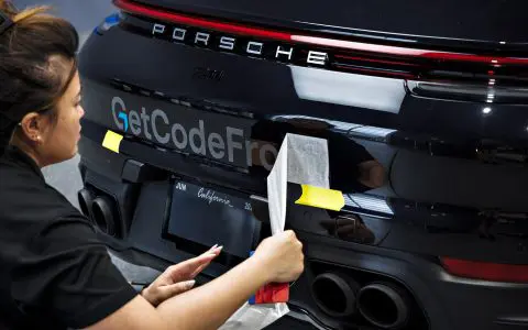 Porsche 911 - Custom brand graphics and Nano-ceramic window tint