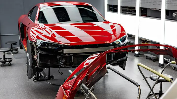 Red Audi R8 V10 - Paint correction, PPF, Windshield protection and More