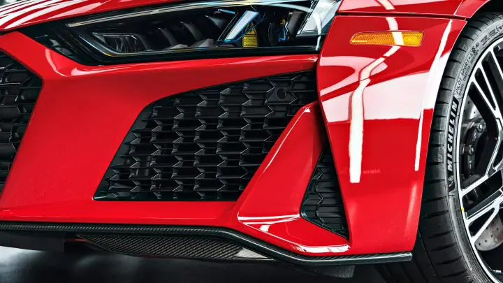 Red Audi R8 V10 - Paint correction, PPF, Windshield protection and More