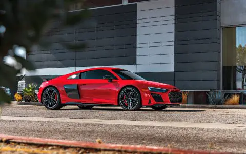 Red Audi R8 V10 - Paint correction, PPF, Windshield protection and More