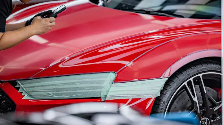 Red Audi R8 V10 - Paint correction, PPF, Windshield protection and More