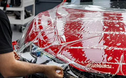 Red Audi R8 V10 - Paint correction, PPF, Windshield protection and More