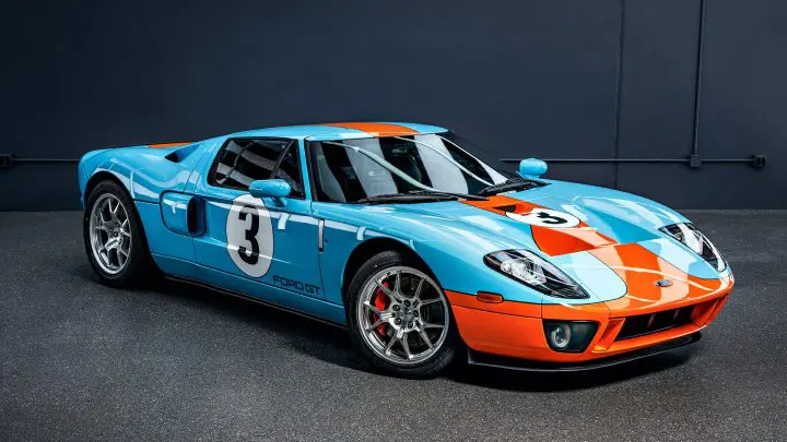 2006 Ford GT Heritage - XPEL Ultimate Plus PPF, interior & exterior concours detailing, Full vehicle paint machine polishing