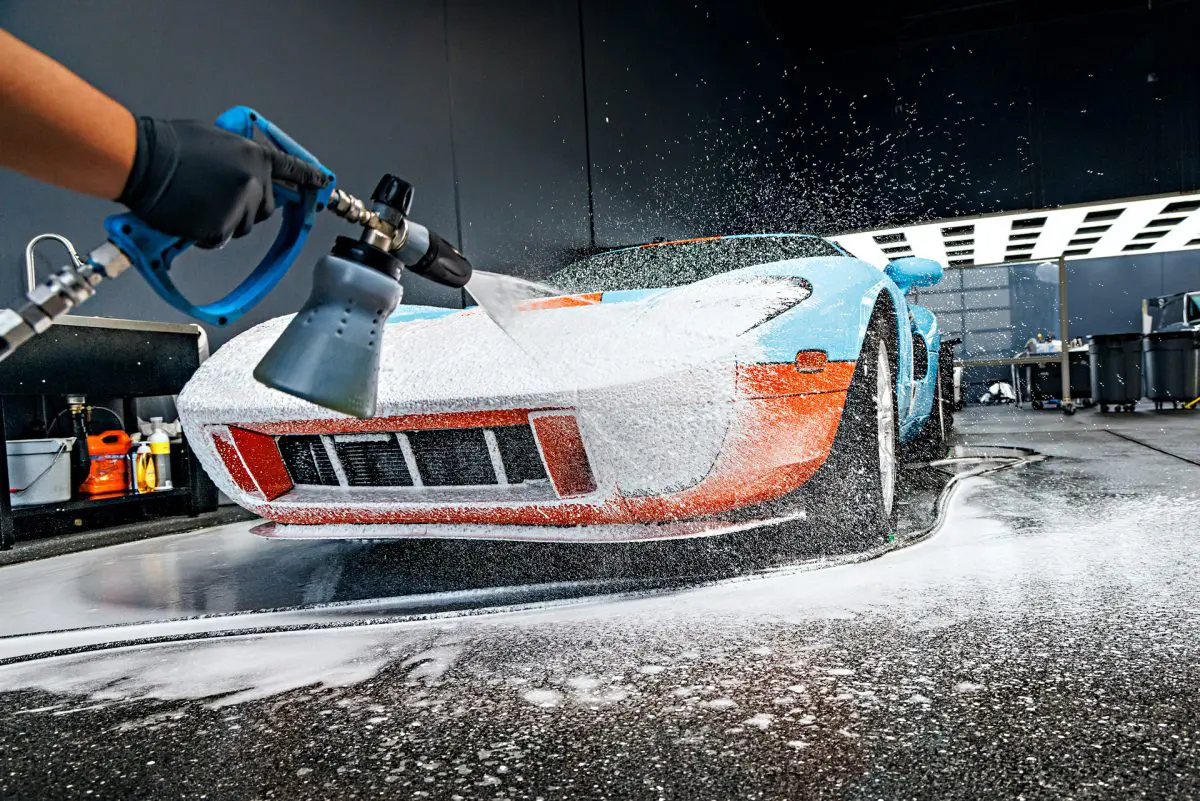 2006 Ford GT Heritage - XPEL Ultimate Plus PPF, interior & exterior concours detailing, Full vehicle paint machine polishing