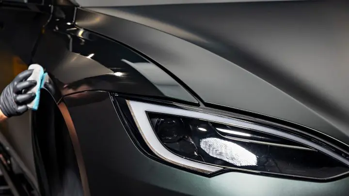 Dark Sage 2026 Tesla Model S - Full vehicle color-change vinyl, Ceramic Coating And More