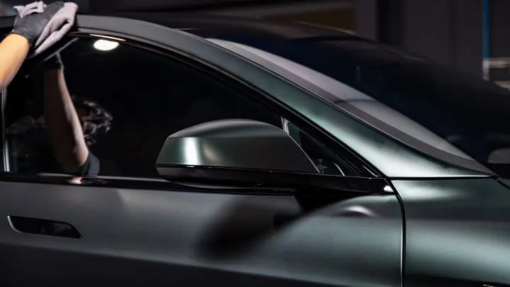 Dark Sage 2026 Tesla Model S - Full vehicle color-change vinyl, Ceramic Coating And More