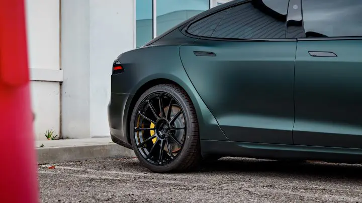 Dark Sage 2026 Tesla Model S - Full vehicle color-change vinyl, Ceramic Coating And More