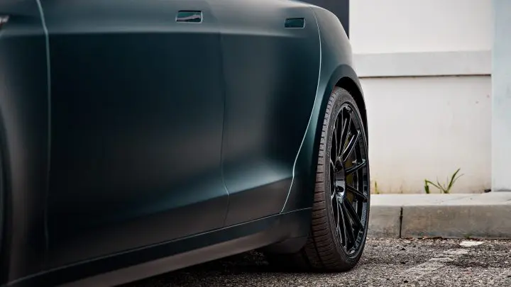 Dark Sage 2026 Tesla Model S - Full vehicle color-change vinyl, Ceramic Coating And More