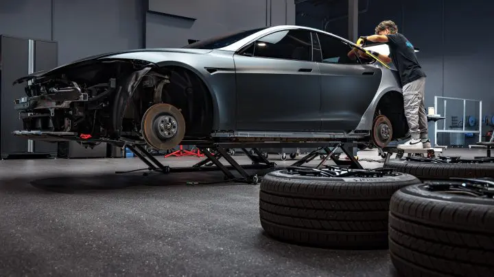 Dark Sage 2026 Tesla Model S - Full vehicle color-change vinyl, Ceramic Coating And More