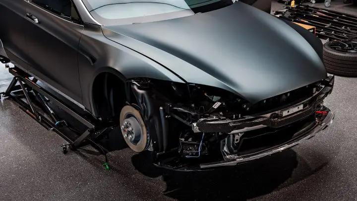 Dark Sage 2026 Tesla Model S - Full vehicle color-change vinyl, Ceramic Coating And More