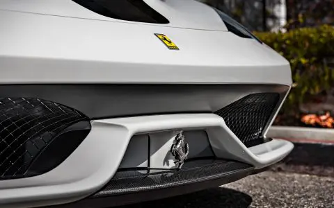 White Ferrari 458 Speciale - XPEL PPF, Ceramic Coating and More 31 White Ferrari 458 Speciale - XPEL PPF, Ceramic Coating and More