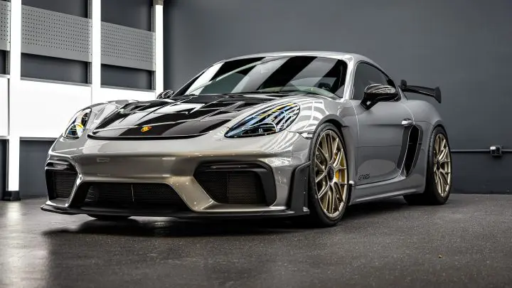 Porsche 718 Cayman GT4 RS Weissach with XPEL Ultimate Plus and Windshield Film