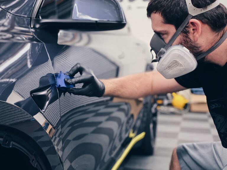 Bulletproof Auto Spa Team Working On Ceramic Coating For A Customer Image 1
