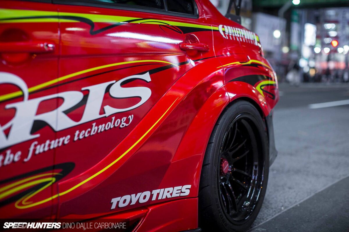Varis V3 Widebody Mitsubishi Evo X - Color-Change Vinyl Wrap - Custom Graphics - Avery Dennison Gloss Carmine Red