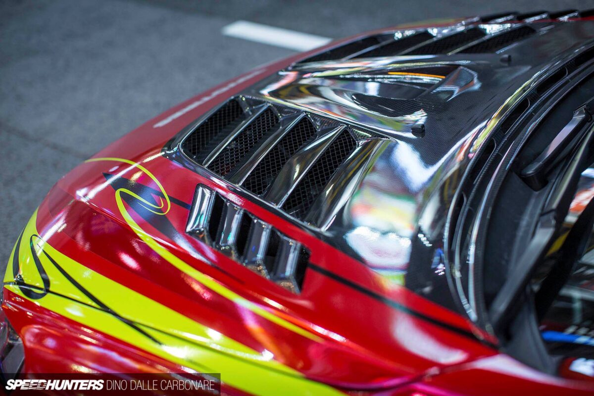 Varis V3 Widebody Mitsubishi Evo X - Color-Change Vinyl Wrap - Custom Graphics - Avery Dennison Gloss Carmine Red