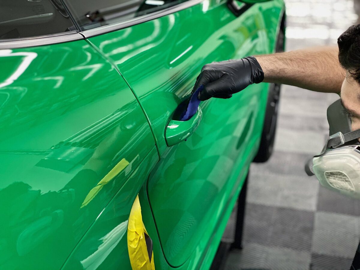 Bulletproof Auto Spa Team Working On Ceramic Coating For A Customer Image 18