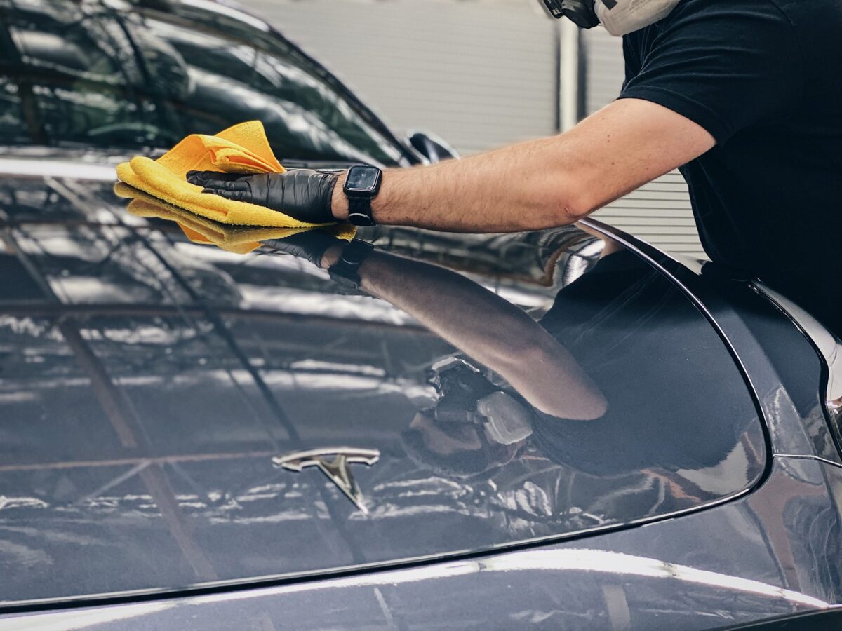 Bulletproof Auto Spa Team Working On Ceramic Coating For A Customer Image 2